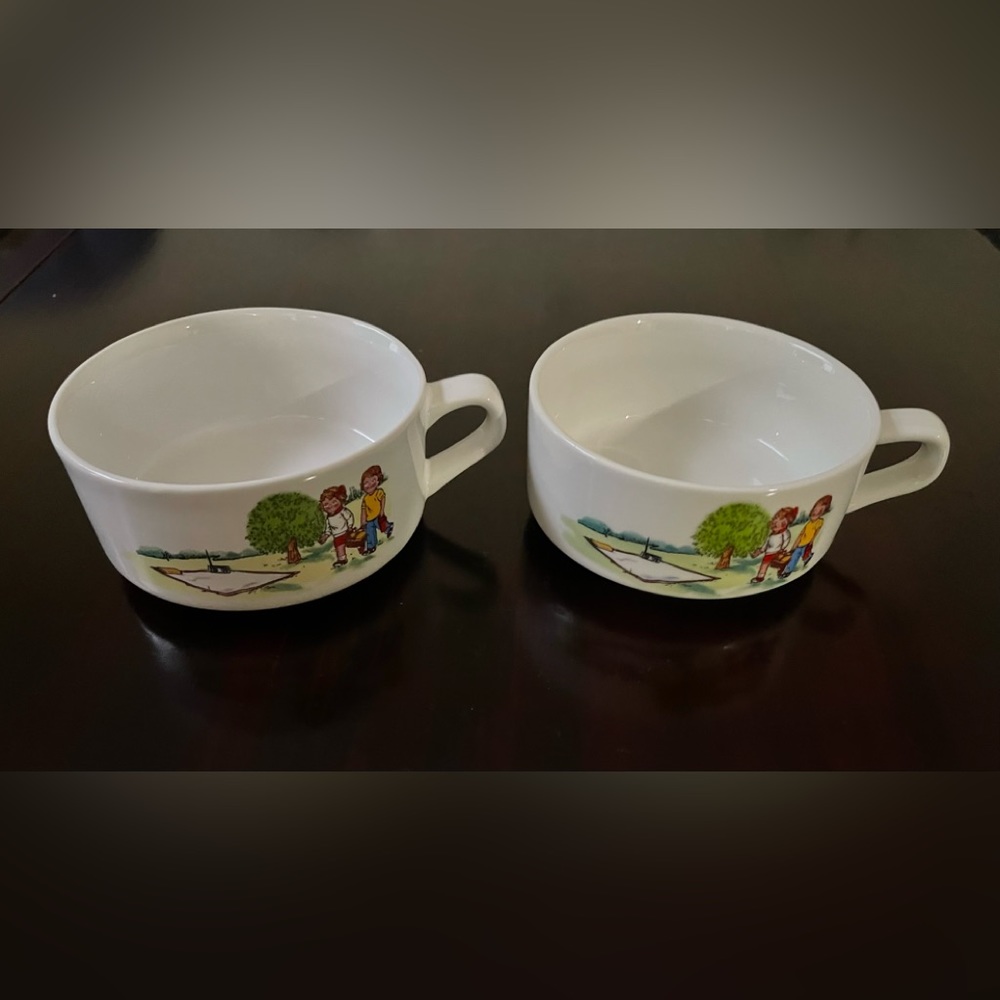 Campbell’s Soup Handled Bowl Picnic Set Of Two